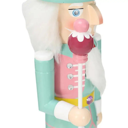 Candy Themed Nutcracker  Merry Christmas Decoration  Soldier Doll Wooden Festive Ornament for Happy new Year 2025 Party Gifts